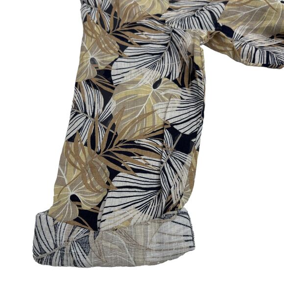 C&C California Women's Mandarin Collar Long Sleeve Shirt‎ Button Up Roll Tab New - Picture 7 of 12